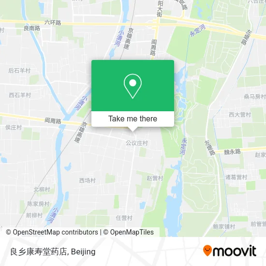 良乡康寿堂药店 map