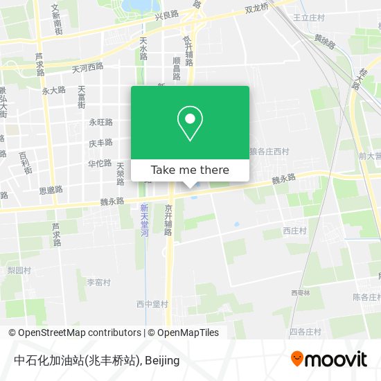 中石化加油站(兆丰桥站) map