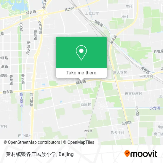 黄村镇狼各庄民族小学 map