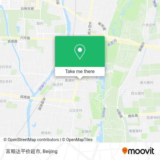 富顺达平价超市 map