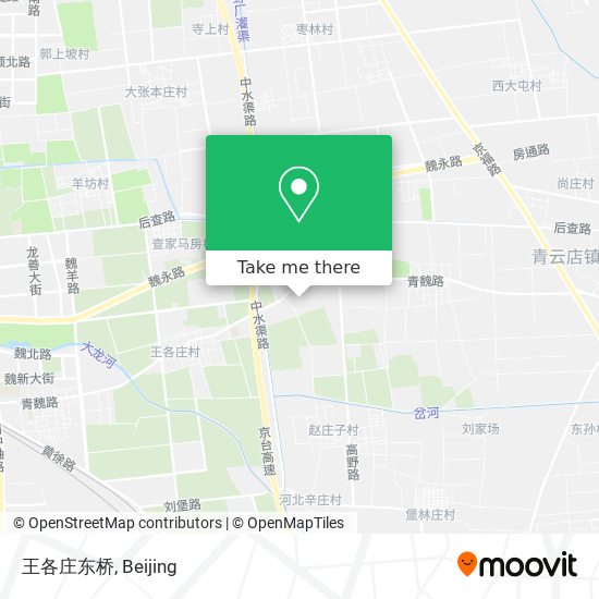 王各庄东桥 map