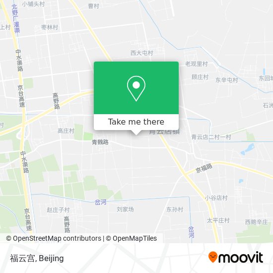 福云宫 map