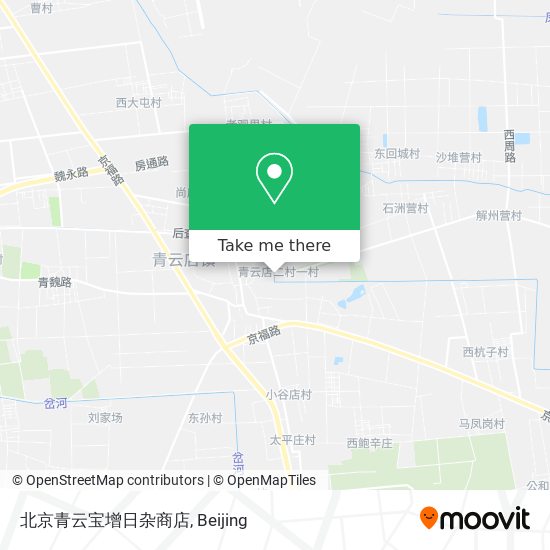 北京青云宝增日杂商店 map