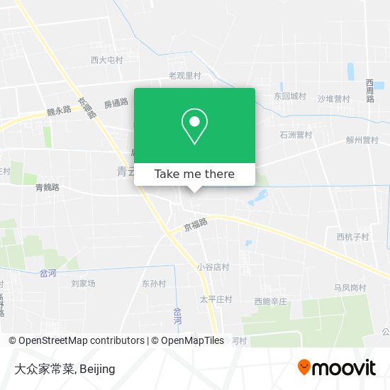 大众家常菜 map