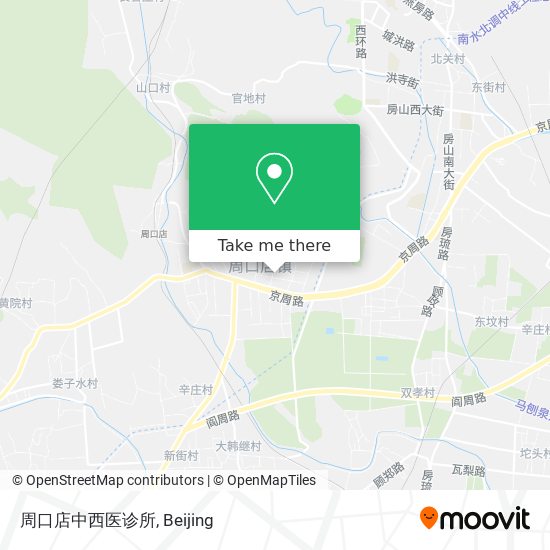 周口店中西医诊所 map