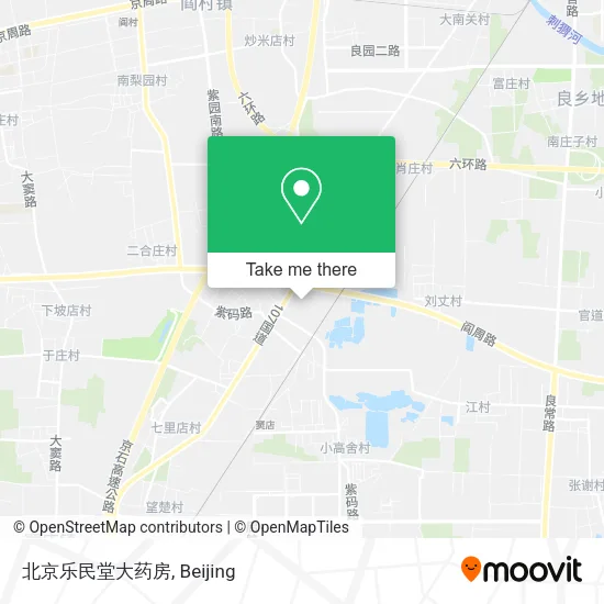 北京乐民堂大药房 map