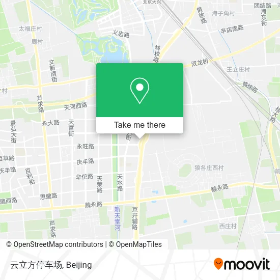 云立方停车场 map