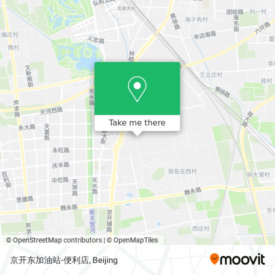 京开东加油站-便利店 map