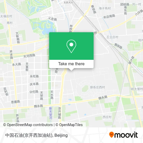 中国石油(京开西加油站) map