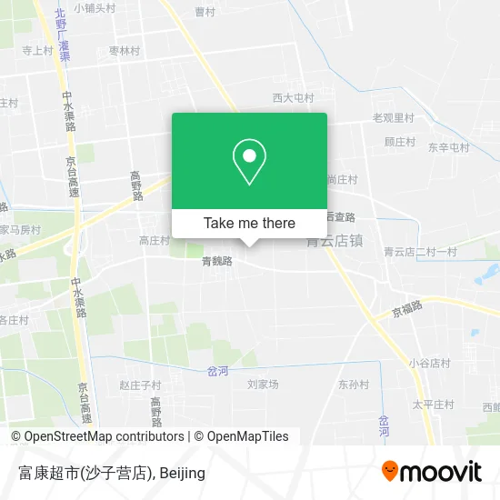 富康超市(沙子营店) map
