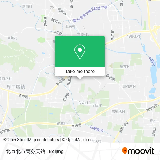 北京北市商务宾馆. map