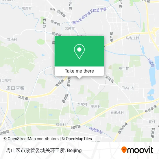 房山区市政管委城关环卫所 map
