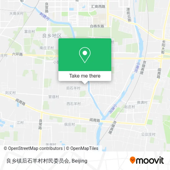 良乡镇后石羊村村民委员会 map