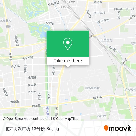 北京明发广场-13号楼 map