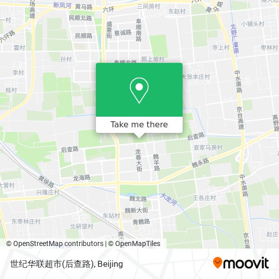 世纪华联超市(后查路) map