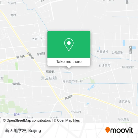 新天地学校 map