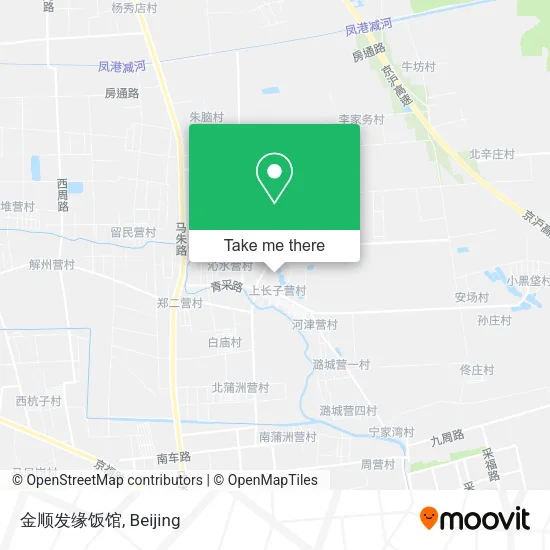 金顺发缘饭馆 map