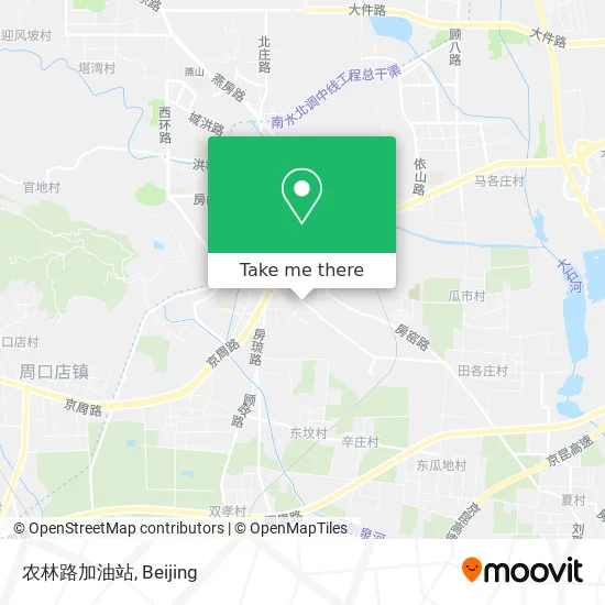 农林路加油站 map