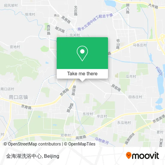 金海湖洗浴中心 map