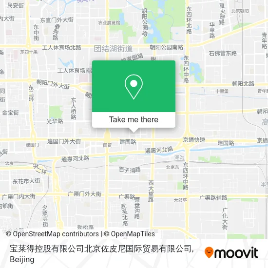 宝莱得控股有限公司北京佐皮尼国际贸易有限公司 map