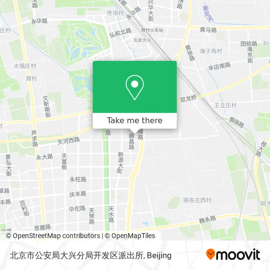 北京市公安局大兴分局开发区派出所 map