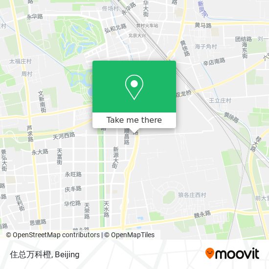 住总万科橙 map