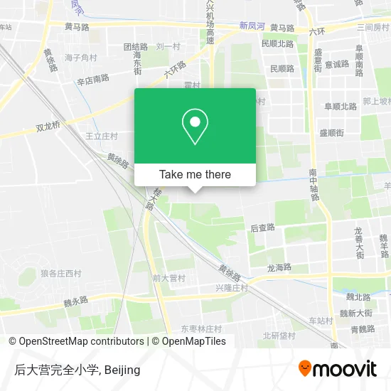 后大营完全小学 map