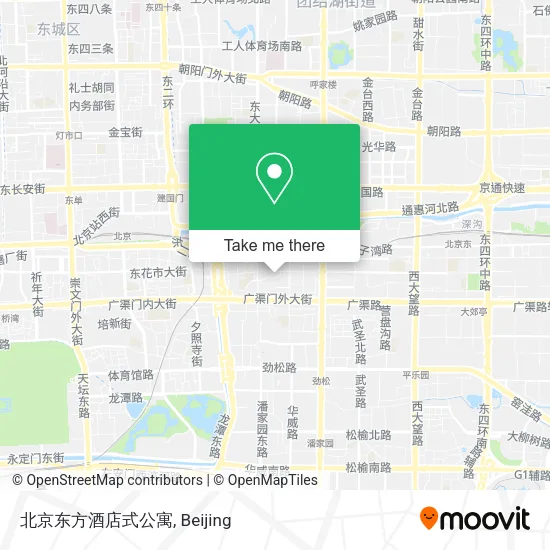 北京东方酒店式公寓 map