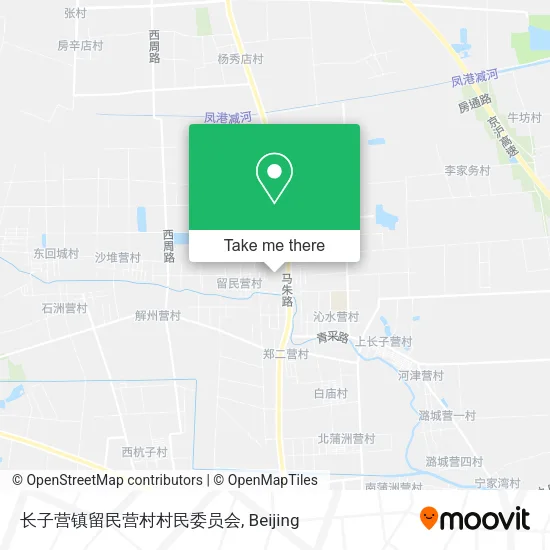 长子营镇留民营村村民委员会 map