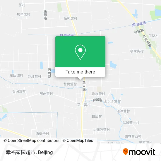 幸福家园超市 map