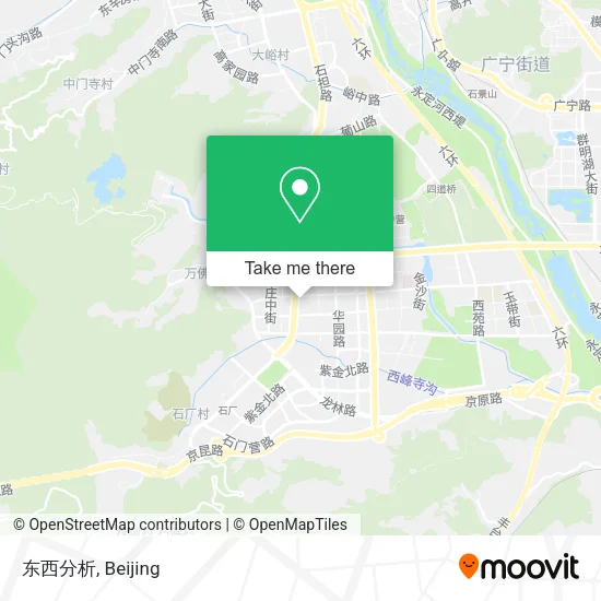 东西分析 map