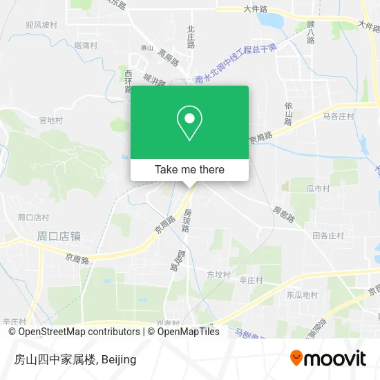 房山四中家属楼 map