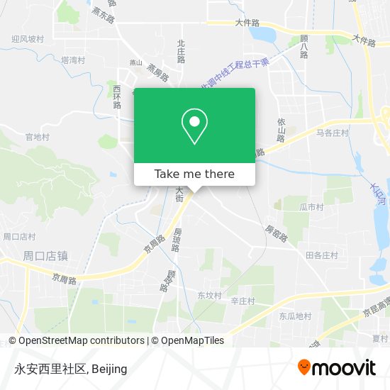永安西里社区 map