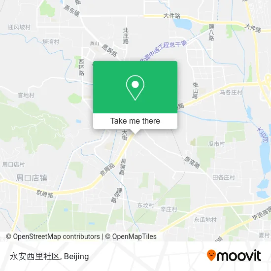 永安西里社区 map