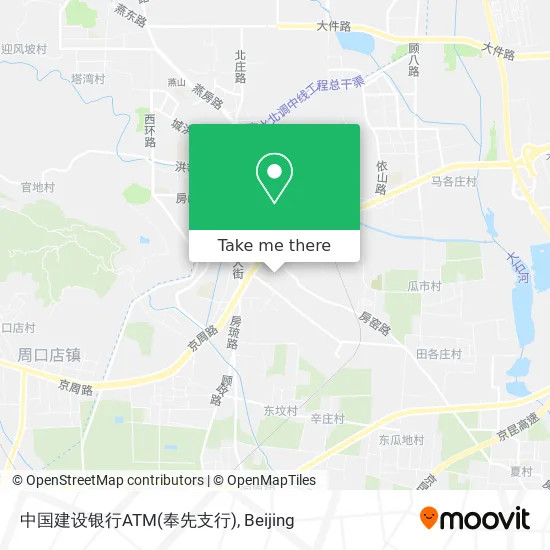 中国建设银行ATM(奉先支行) map