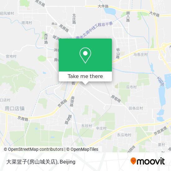大菜篮子(房山城关店) map