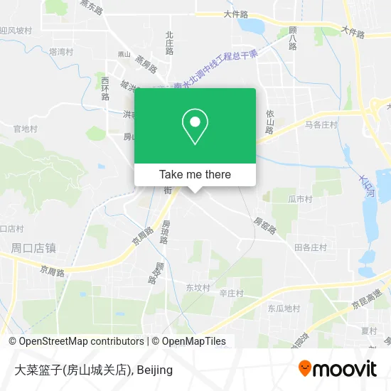 大菜篮子(房山城关店) map