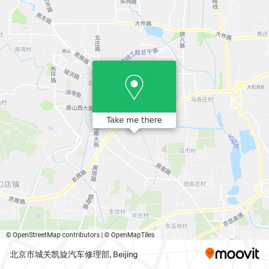 北京市城关凯旋汽车修理部 map