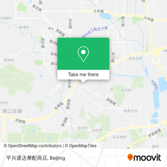 平兴通达摩配商店 map