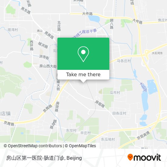 房山区第一医院-肠道门诊 map