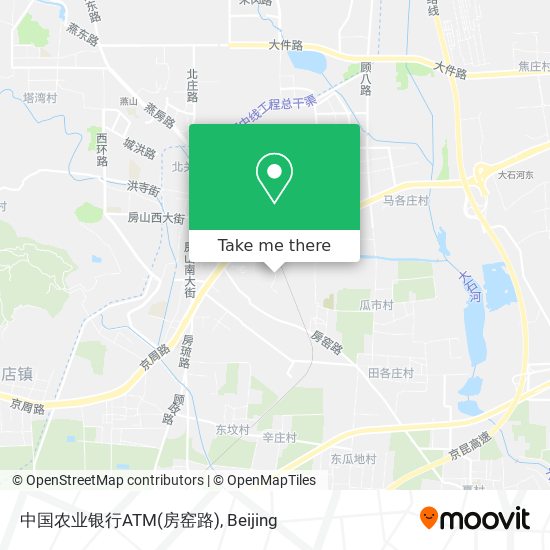 中国农业银行ATM(房窑路) map