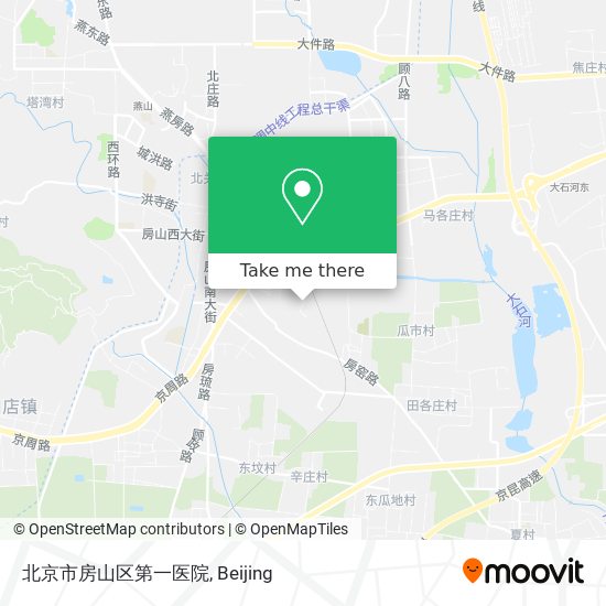北京市房山区第一医院 map