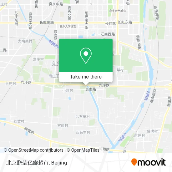 北京鹏莹亿鑫超市 map