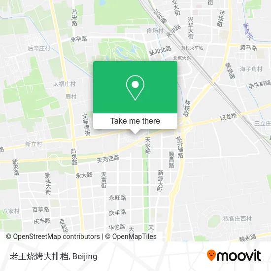 老王烧烤大排档 map