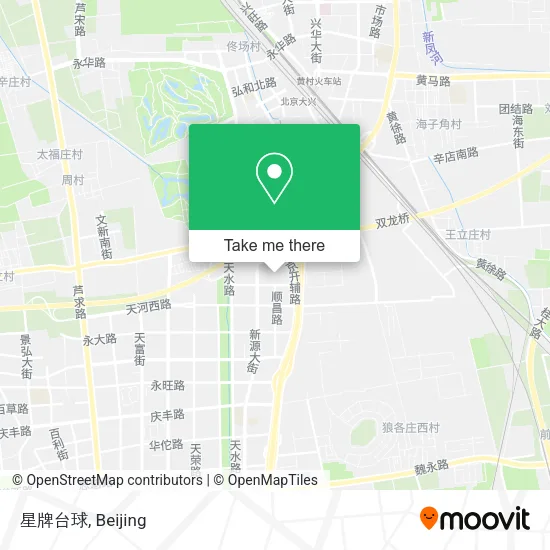 星牌台球 map