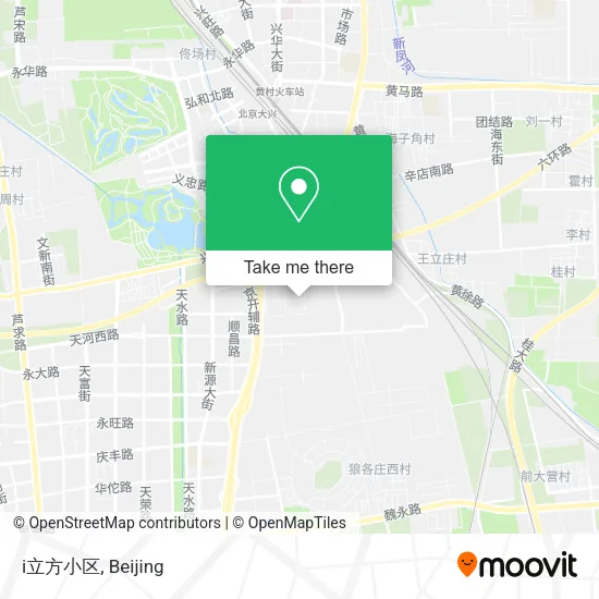 i立方小区 map