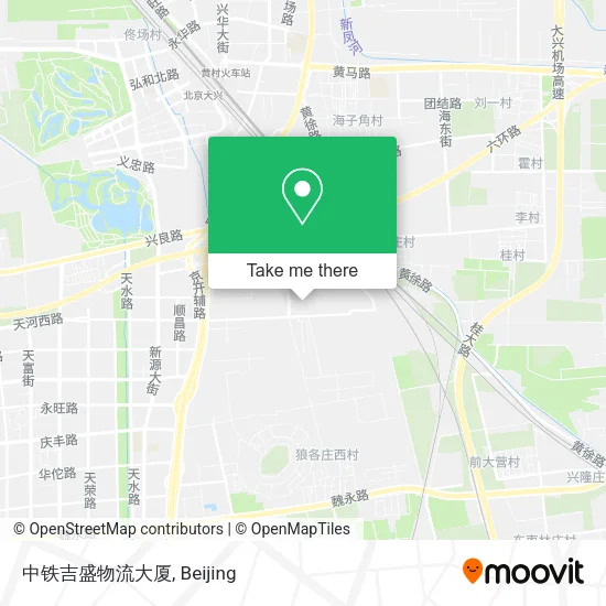 中铁吉盛物流大厦 map