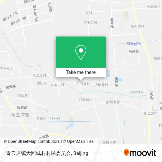青云店镇大回城村村民委员会 map