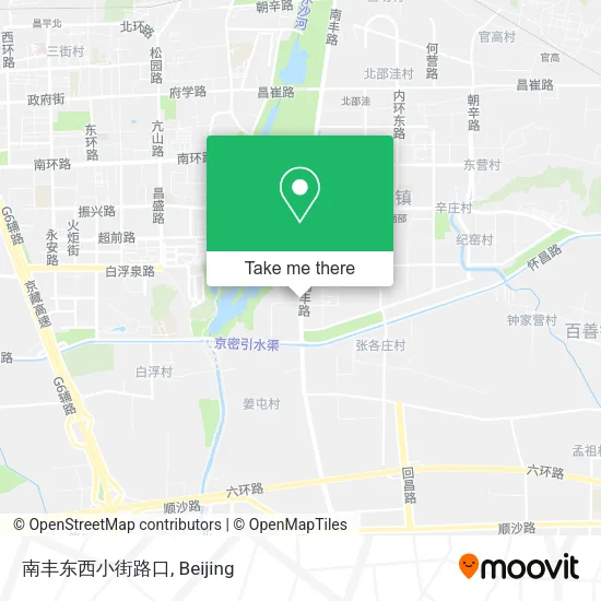 南丰东西小街路口 map