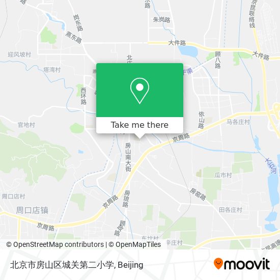 北京市房山区城关第二小学 map